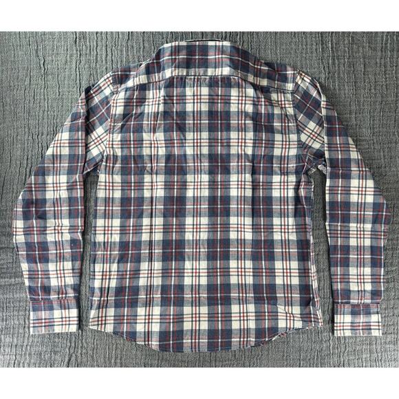 UNTUCKit Men's Plelades X-Large XL Long Sleeve Blue Red Plaid Button Down - Picture 5 of 5